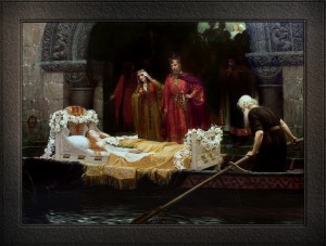 Elaine by Edmund Leighton Classical Fine Art Reproduction